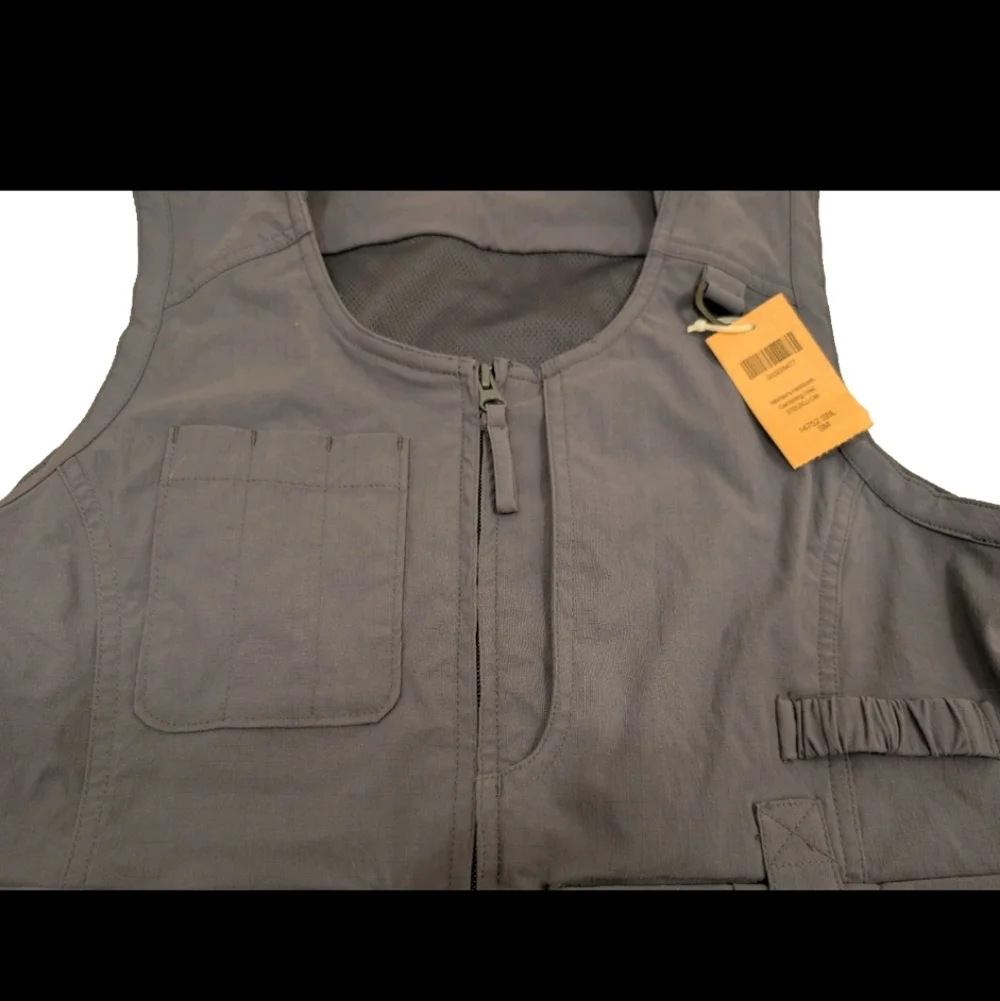 Duluth Trading Heirloom Gardening Vest Size S NWT Women's Steel Blue NWT - Picture 5 of 8